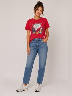 Roots "Go Your Own Way" Camping 100% Cotton T-Shirt Size 13-14 youth/women’s XS